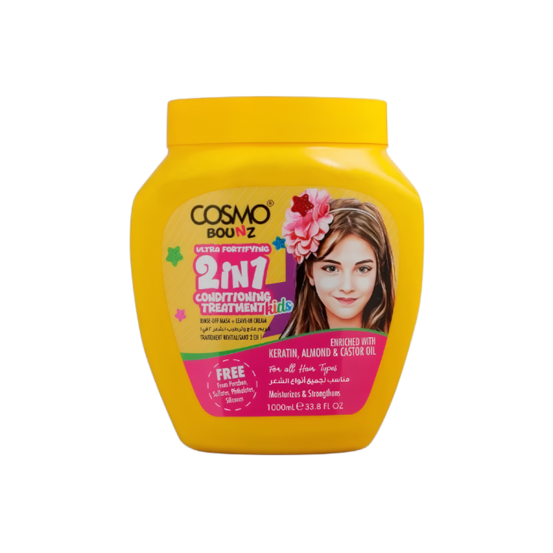 Hair Cream for Dry Hair Strengthening Treatment and Moisturizer Cosmo 1000ml
