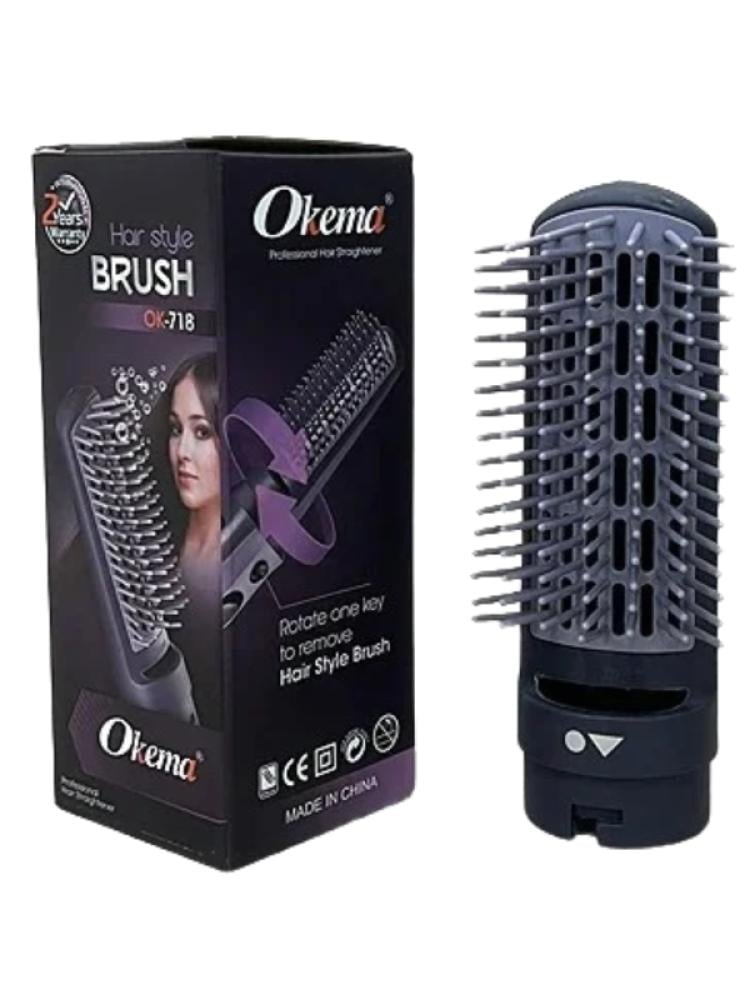 Hair Dryer Brush Frizz Control Okema OK-718 Hot Brush Styler