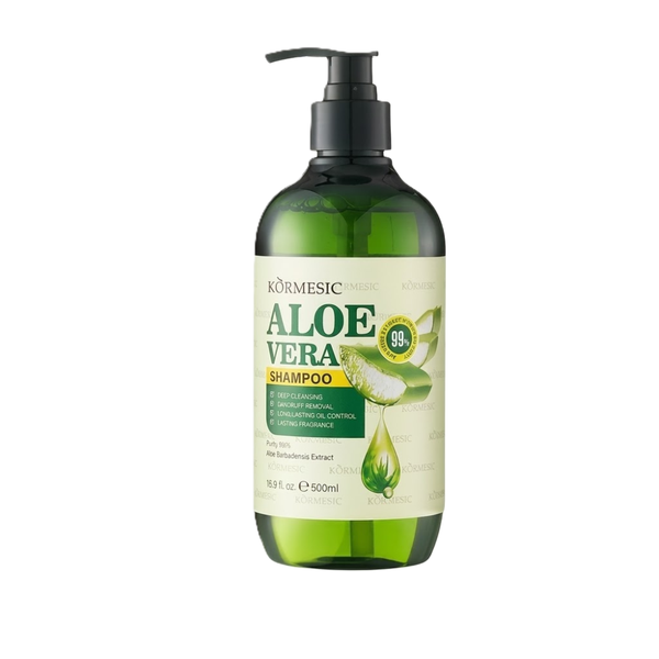 Aloe Vera Shampoo for Hard Water Hydrating Kormesic 500ml