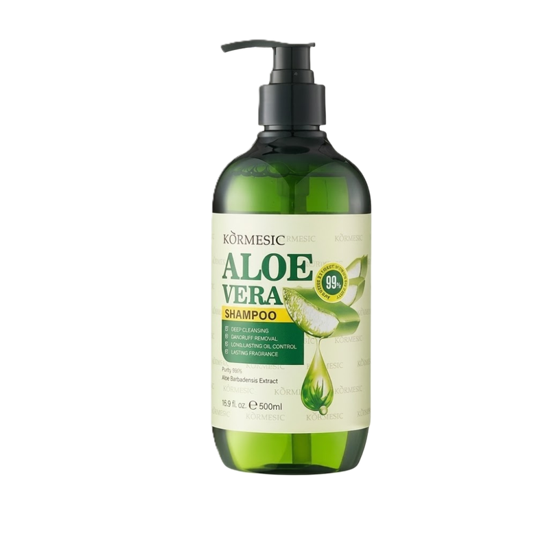 Aloe Vera Shampoo for Hard Water Hydrating Kormesic 500ml