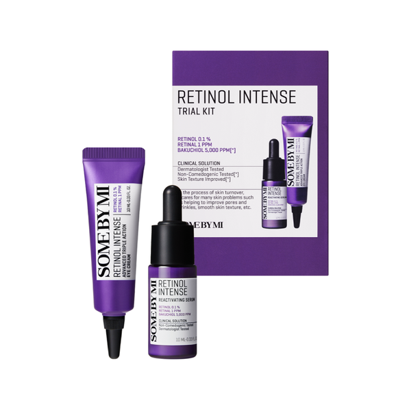 Some By Mi Retinol Intensive Care Kit with Serum and Eye Cream for Anti-Aging, 20ml Total