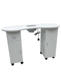 Salon System Pedicure Table - White - Salon Furniture