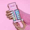 False Toe Nails Short Square Glossy Finish LA Girl 25 Pieces