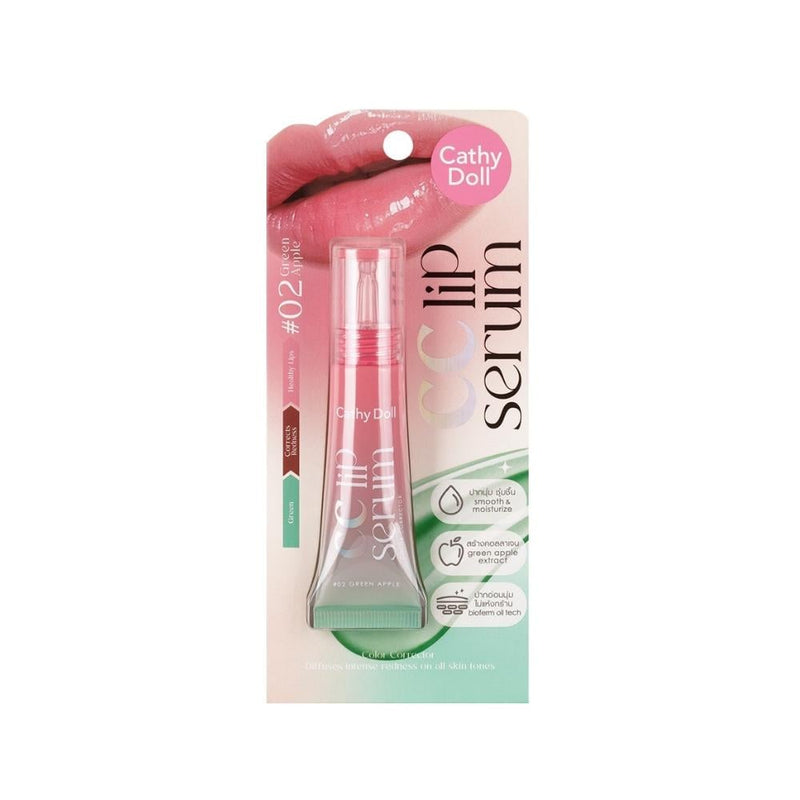 Lip Renewing Serum Green Apple Colour Correcting Hydrating Cathy Doll 5g