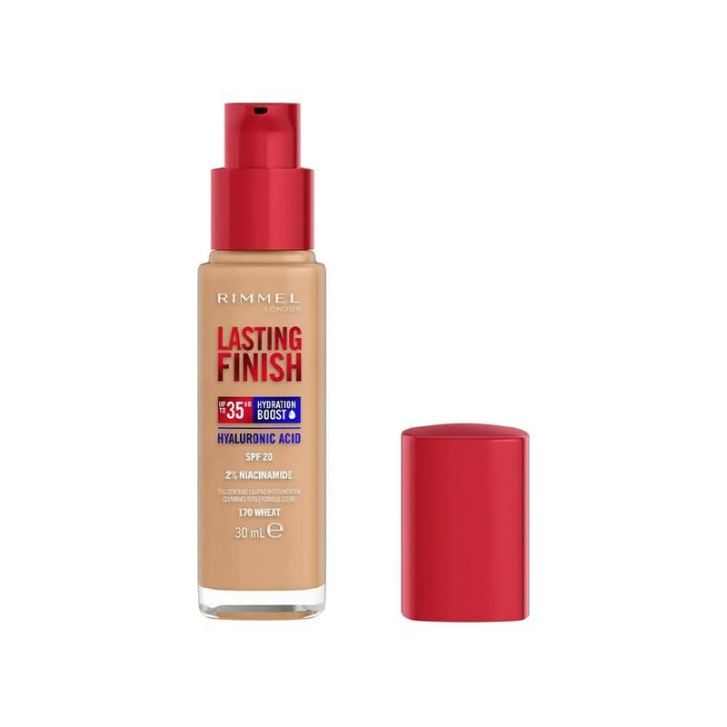 Full Coverage Foundation Hydrating Long Wear Hyaluronic Acid Rimmel London 30ml