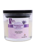 Spa System Lavender Massage Candle - Essential Oil, 90g