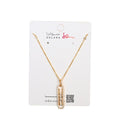 Necklace That Does Not Tarnish Gold Pendant Model C-107