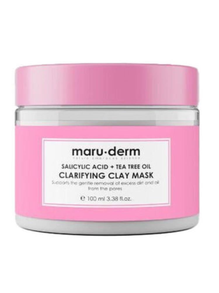 Maru Derm Purifying Clay Mask Salicylic Acid Tea Tree Oil 100ml