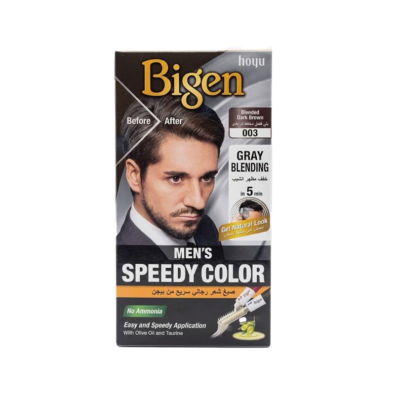Semi Permanent Hair Dye Dark Brown Ash Bigen 003 40g