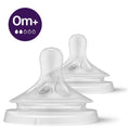 Baby Bottle Nipples Natural Slow Flow 0M+ 2Pcs AVENT
