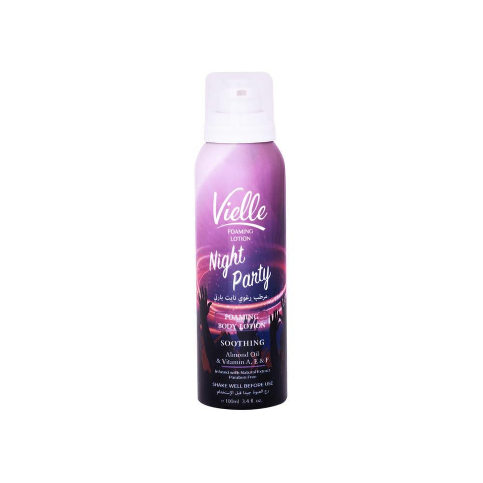 Vielle Night Party Foaming Body Lotion Hydrating Scented Body Moisturizer 100ml