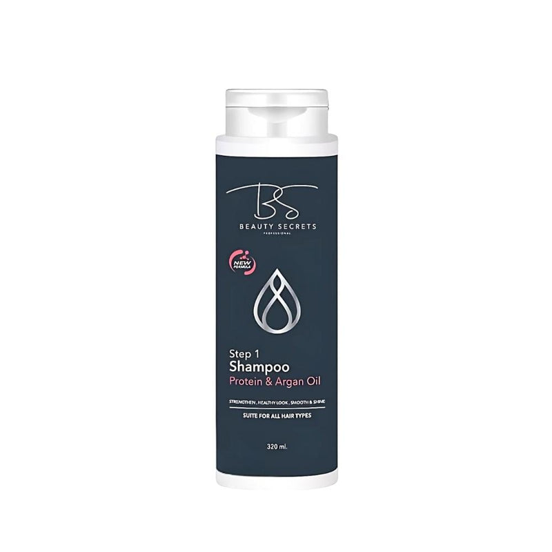 Beauty Secrets Argan Oil & Protein Shampoo, Split End Repair, 320ml