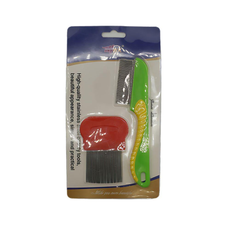Max Elegance Lice Removal Comb, Stainless Steel, Fine-Toothed