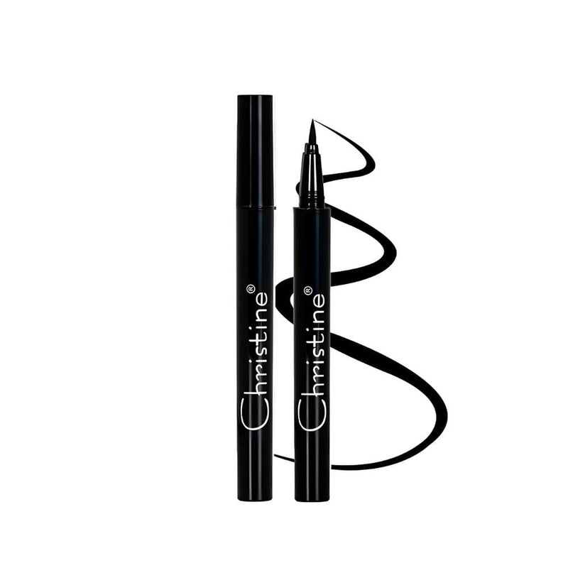 Christine Liquid Eyeliner Pencil, Waterproof, Black