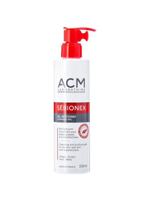 Best Cleansing Gel for Oily Skin Sebionix Deep Cleansing Gel ACM 200ml