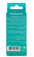 Global White Refreshing Mouth Spray - Refreshing Mint, 15 ml