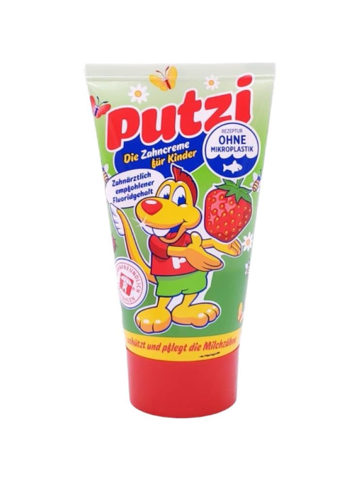Fluoride Free Toothpaste Kids Strawberry Putzi 50ml
