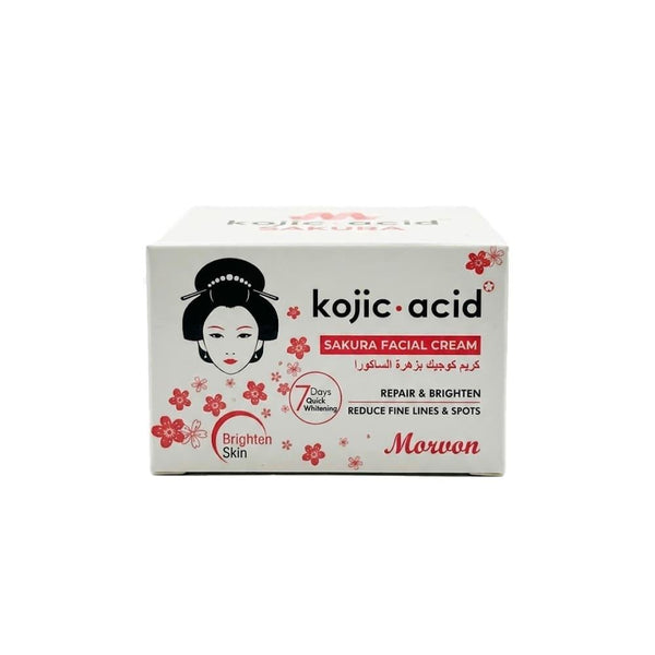 Face Cream Kojic Brightening Sakura Blossom Morvon 50g