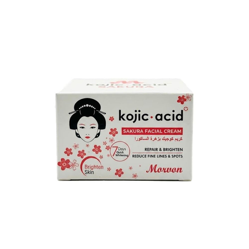 Face Cream Kojic Brightening Sakura Blossom Morvon 50g