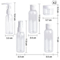 Empty Travel Containers Set Refillable Beauty Bottles Lavme Beauty 1 Set