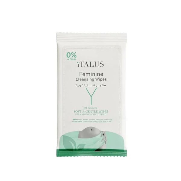 Italus Feminine Wipes Alcohol-Free Quick-Drying 15 Count
