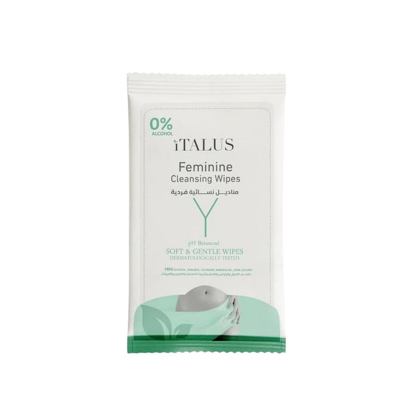 Italus Feminine Wipes Alcohol-Free Quick-Drying 15 Count