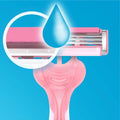 Gillette Simply Venus 3 Disposable Razors for Women Sensitive 12 Count