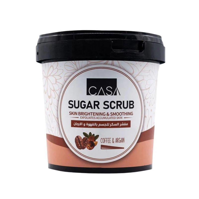 Casa Natural Coffee & Argan Oil Body Scrub, Exfoliating Skincare, 600g