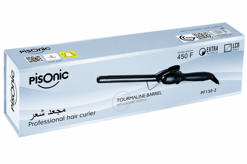 Best Hair Curler Professional Heat Distribution Pisonic PF130-2