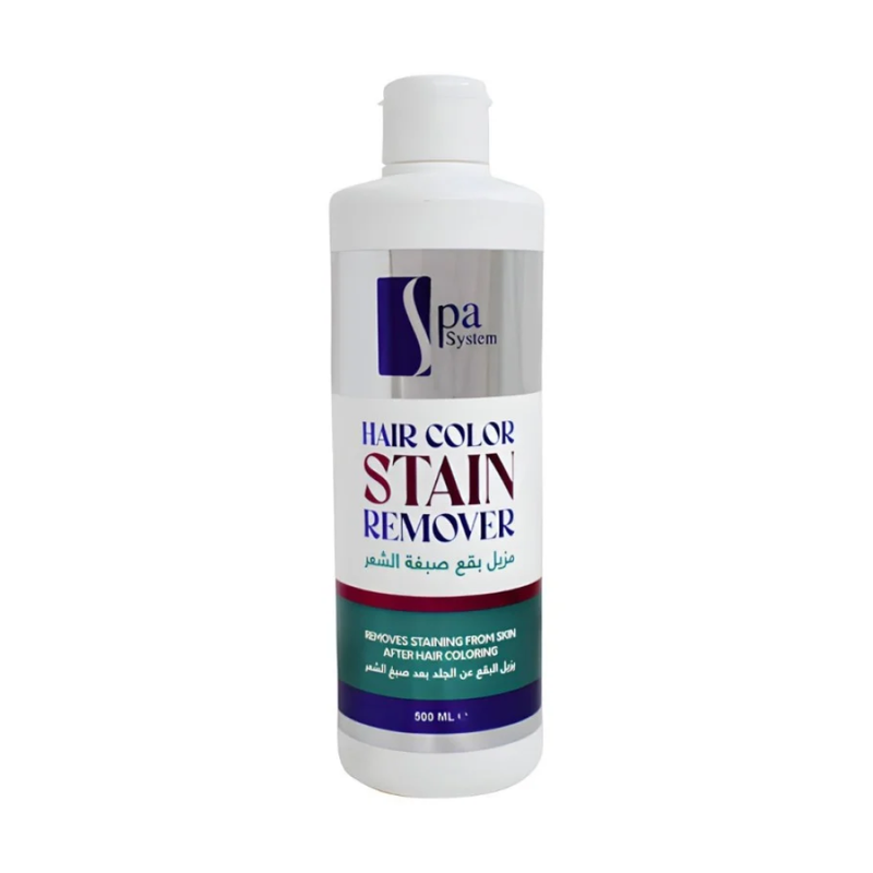 Spa System Hair Dye Stain Remover 500ml for Scalp and Skin Cleansing