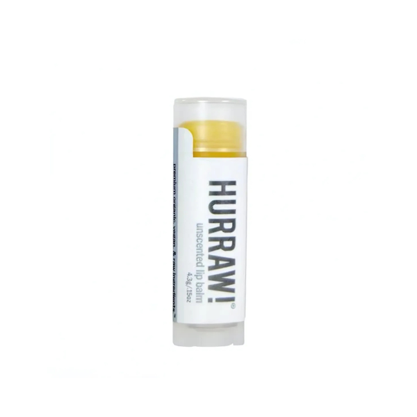 Hurraw! Unscented Lip Balm Natural Moisturizer for Dry Lips 4.8g