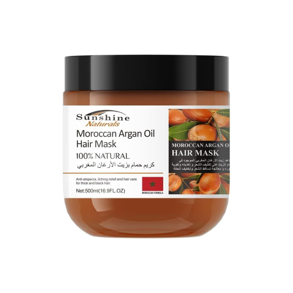 Hair Mask for Damaged Hair Moroccan Argan Oil Intensive Care Sunshine 500ml