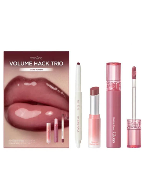 Best Lip Set Liner Balm Gloss Glazed Bloom Rom&nd 8g