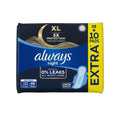 Always Maxi Night Size 3 Sanitary Pads Extra Large 48 Pads
