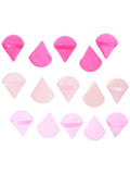 Beauty Blender Sponge Set 15-Piece Assorted Shapes Beauty System