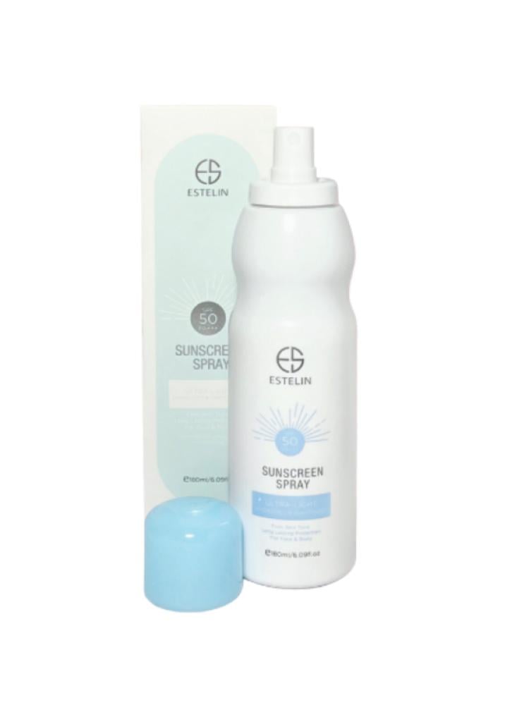 Estelin Moisturizing Whitening Sunscreen Spray SPF 50, 180ml