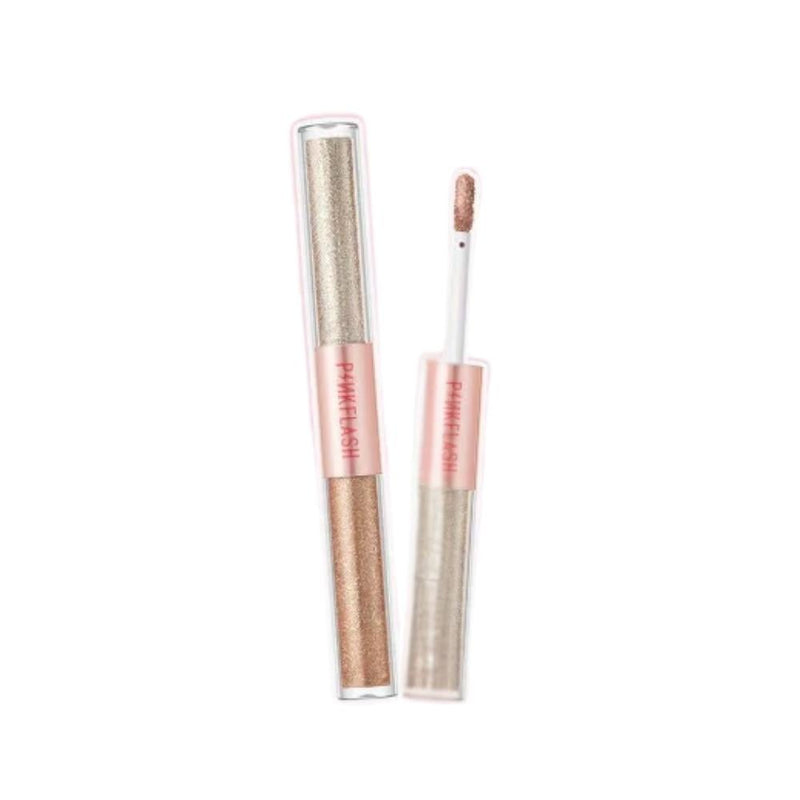 Pink Flash Shimmer Liquid Eyeshadow Long-Lasting Creamy Formula 03