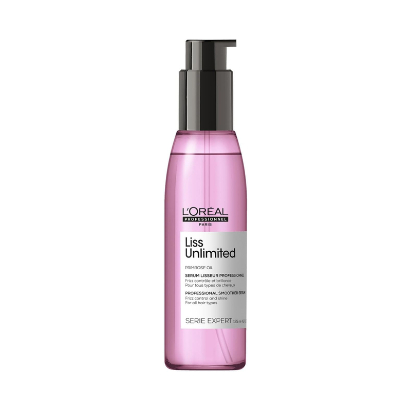 L'Oreal Professionnel Liss Unlimited Hair Serum with Evening Primrose Oil, 125ml