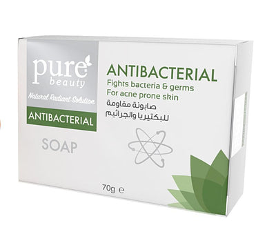 Purebeauty Antibacterial Soap - Cleanses & Protects Skin 70Gr