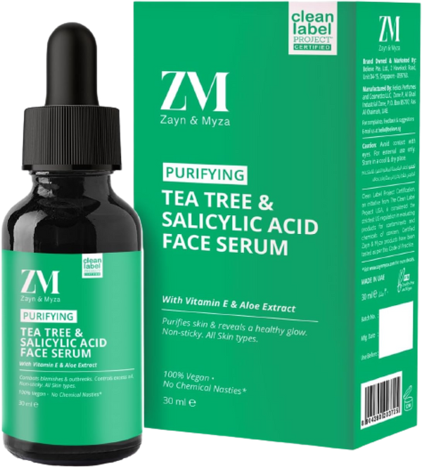 Face Serum Tea Tree and Salicylic Acid Purifying Zayn & Myza 30ml
