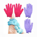 Exfoliating Bath Gloves Body Scrubber Sponge Bj5