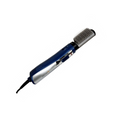 Soft Hair SF-2008 Hair Dryer Brush Styler Blue/Gray with 1 Comb