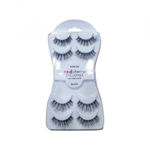 Red Cherry False Eyelashes DW 04 Self-Adhesive 4 Pairs