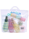 Solo Go Travel Bottle Set with Hair Rollers 6 PCS