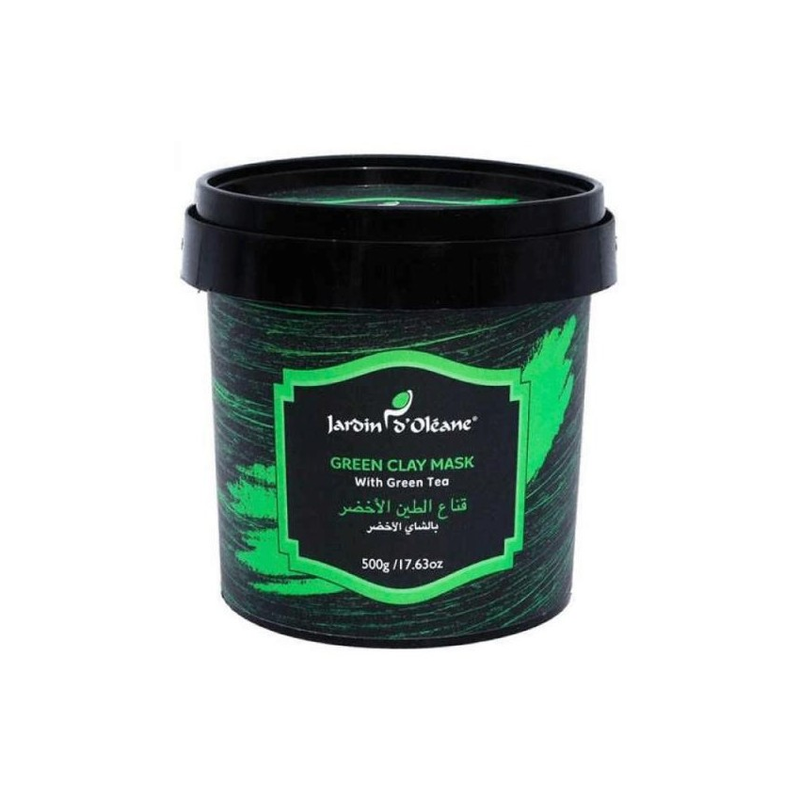Green Tea Clay Mask Deep Cleansing Detoxifying Face Mask Jardin Olean 500g