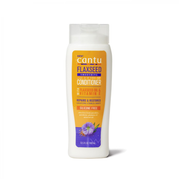 Moisturizing Conditioner for Curly Hair Flaxseed Smoothing Formula Cantu 400ml