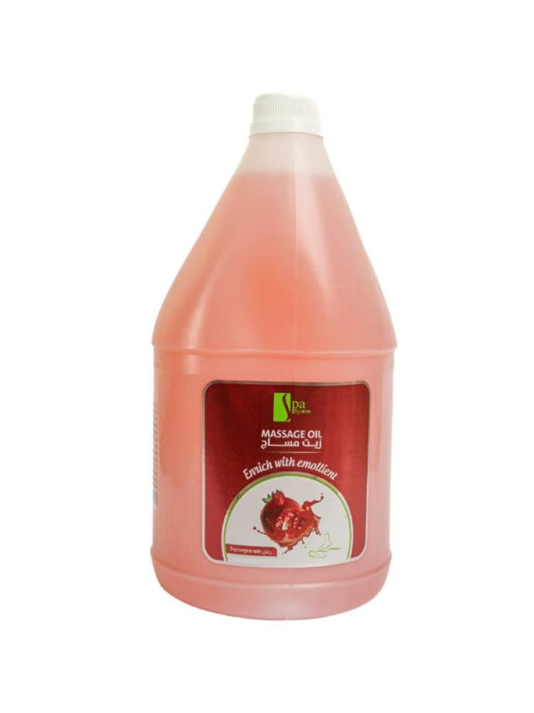 Spa System Pomegranate Massage Oil - Gallon, Deep Hydration & Antioxidant Rich