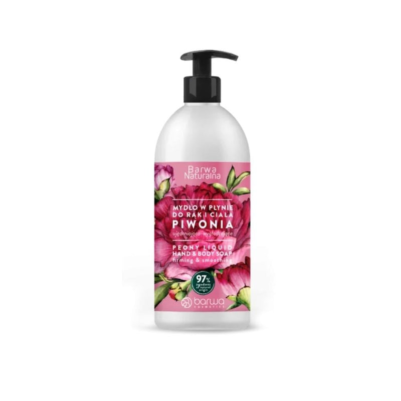 Barua Liquid Soap Peony Scent Moisturizing Formula 500 ml