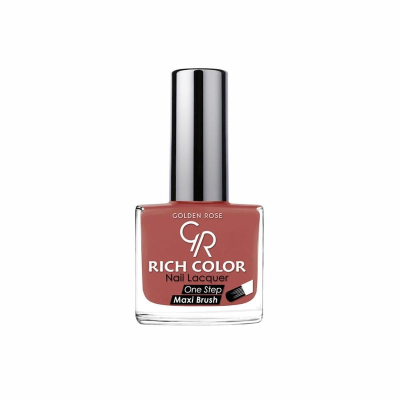 Golden Rose Rich Nail Polish, Quick-Drying, Chip-Resistant, 142 Light Brown
