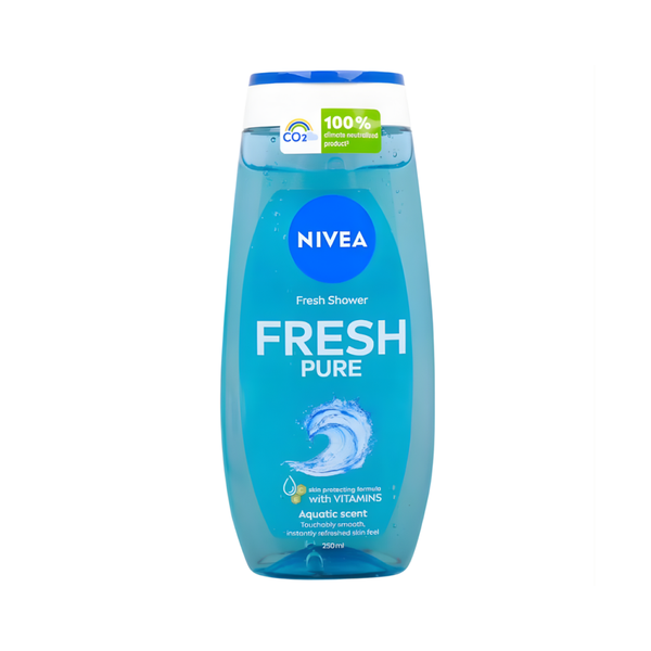 Nivea Refreshing Shower Gel with Natural Sea Salts, 250ml